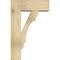 Ekena Millwork Olympic Block Rough Sawn Bracket w/ Offset Brace, Douglas Fir, 8"W x 22"D x 34"H BKT0806X22X34OLY05RDF - alternate 4